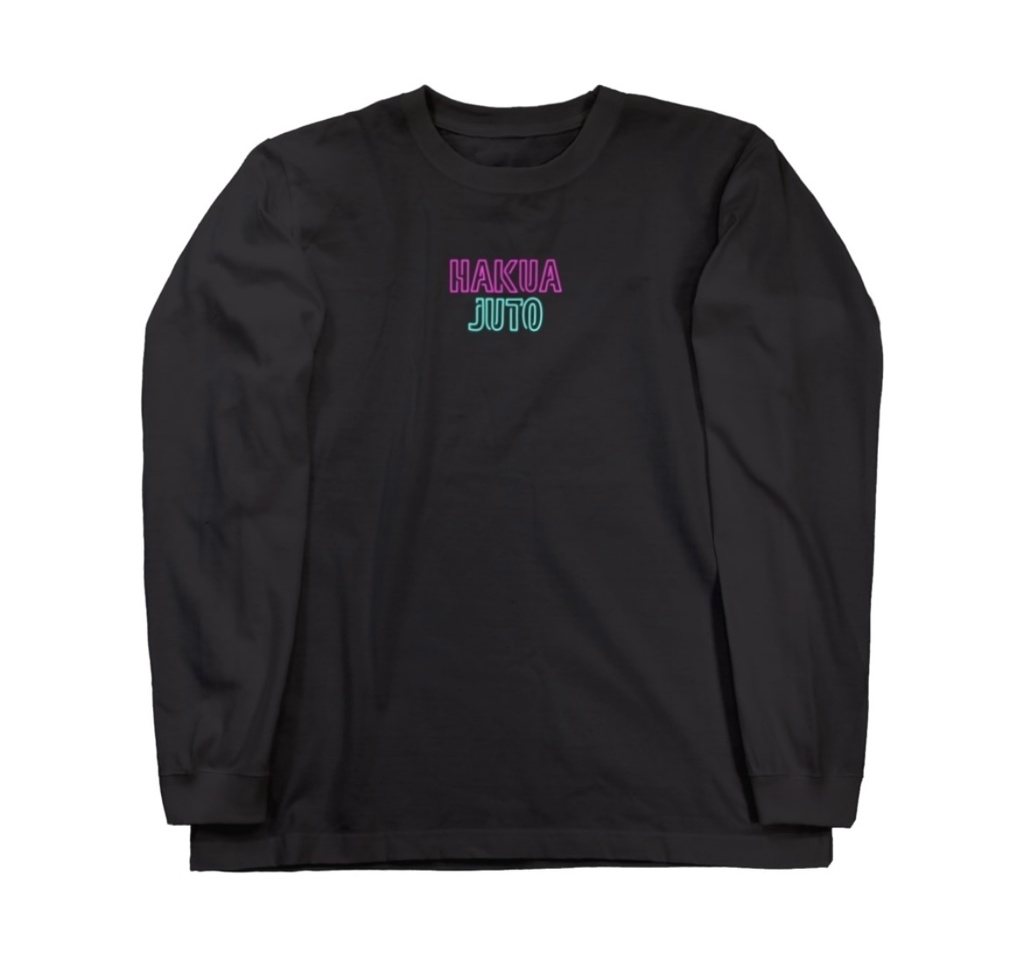 【受注生産】白亜獣斗 Neon Sign ロングスリーブTシャツ
