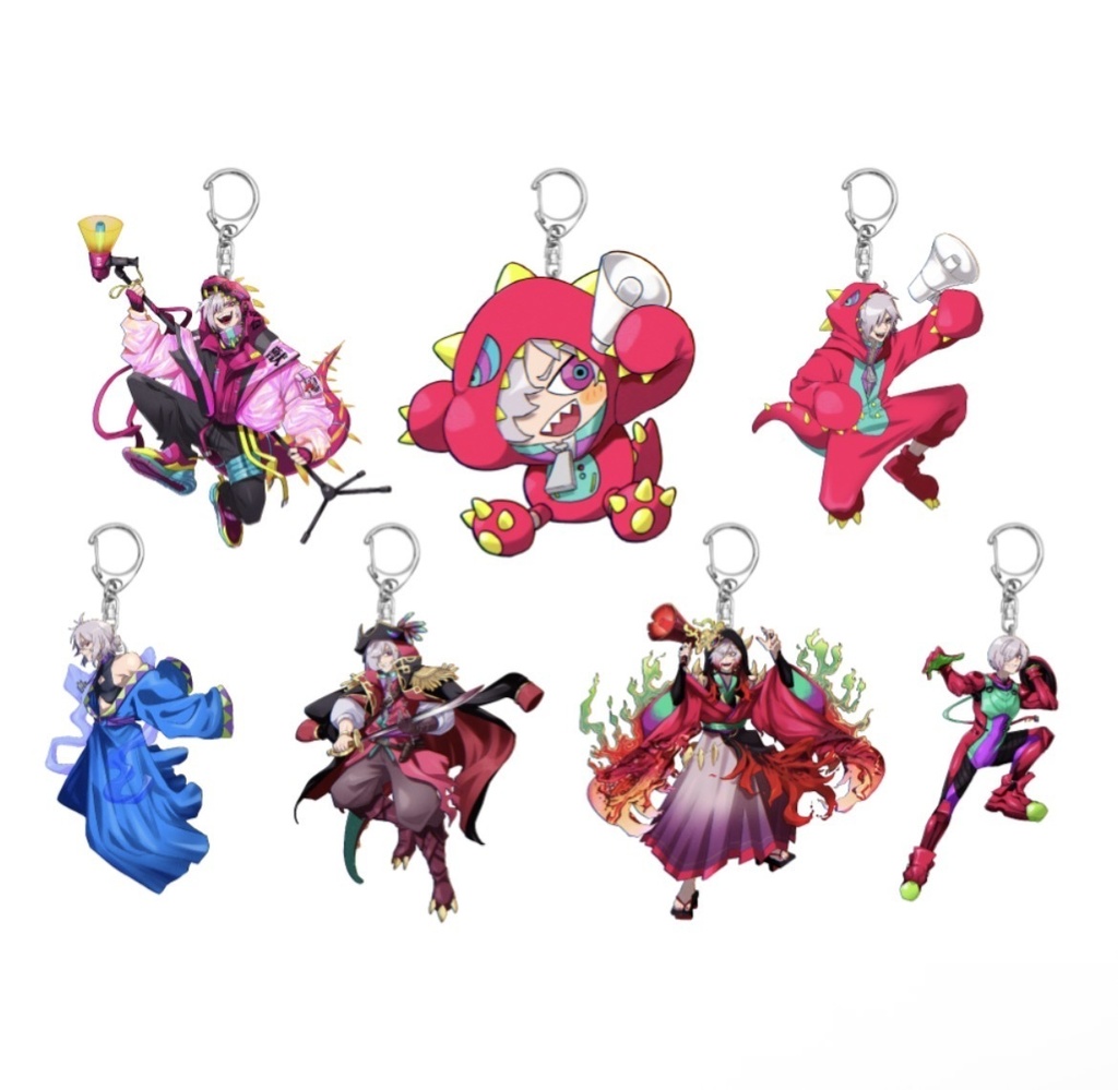 白亜獣斗 Variety Pack アクリルキーホルダー(全7種/ランダム)