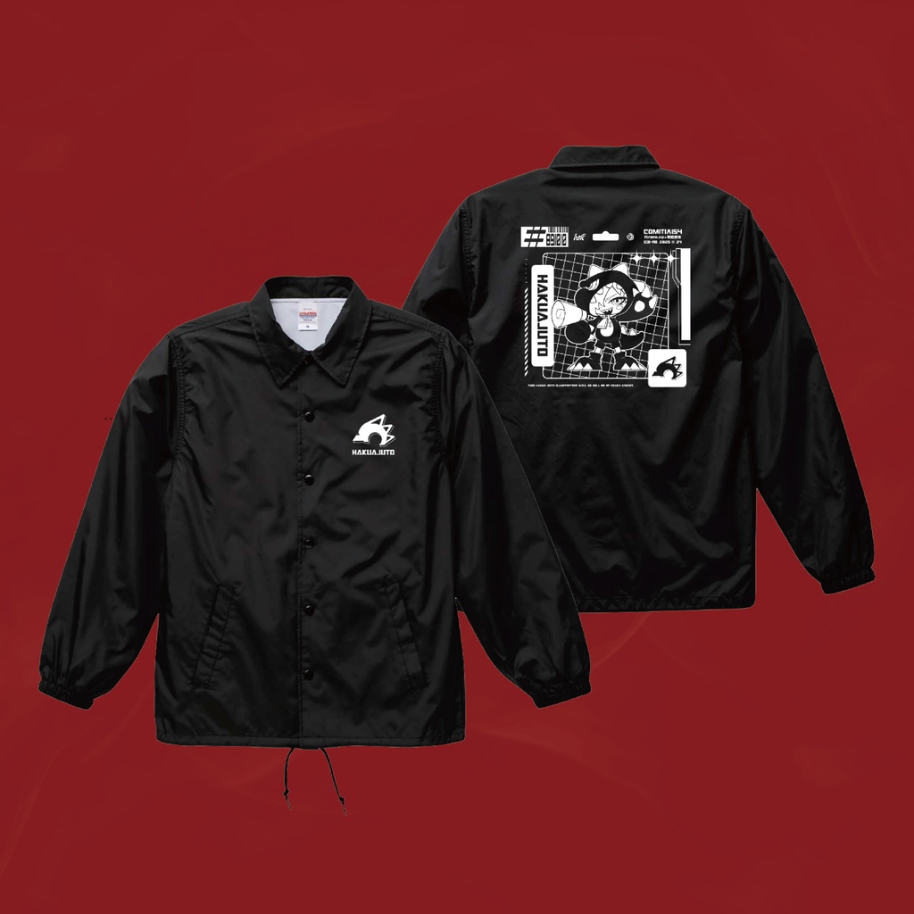 【受注生産】白亜獣斗 PACKAGING COACH JACKET