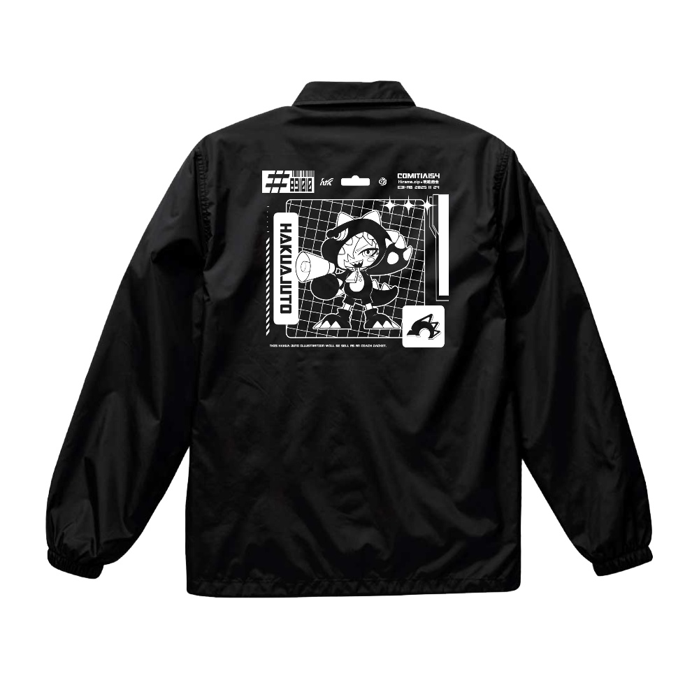 【受注生産】白亜獣斗 PACKAGING COACH JACKET