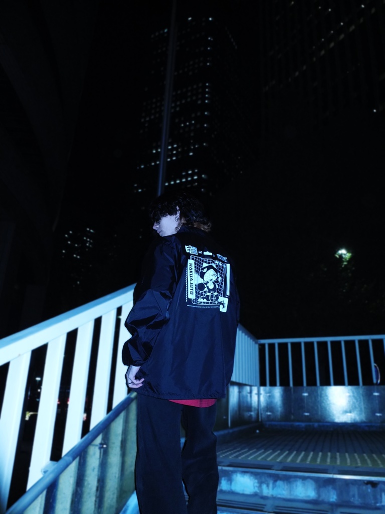 【受注生産】白亜獣斗 PACKAGING COACH JACKET