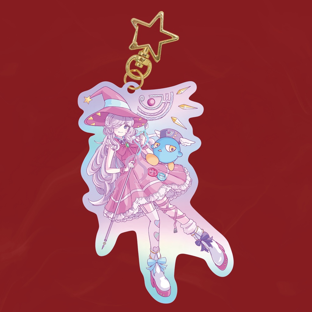 白亜獣斗 魔法少女オーロラアクリルキーホルダー