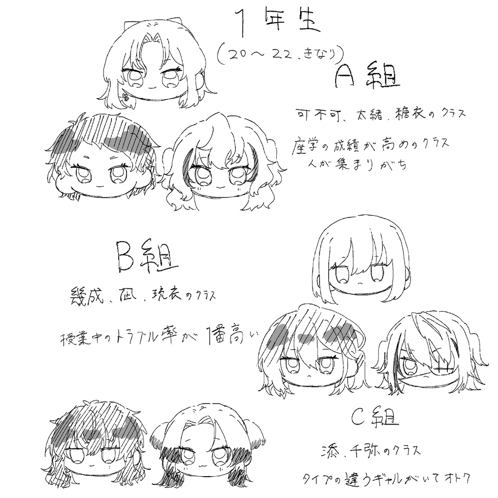 女体化学パロシール集め落書き本