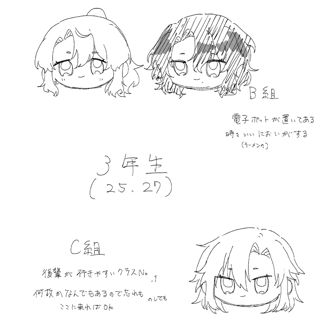 女体化学パロシール集め落書き本