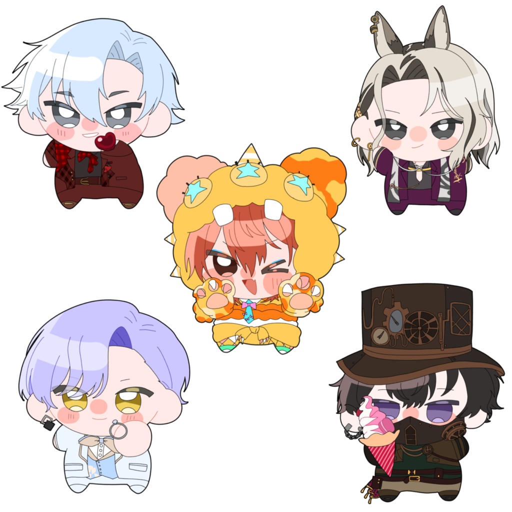 朝班ステッカー