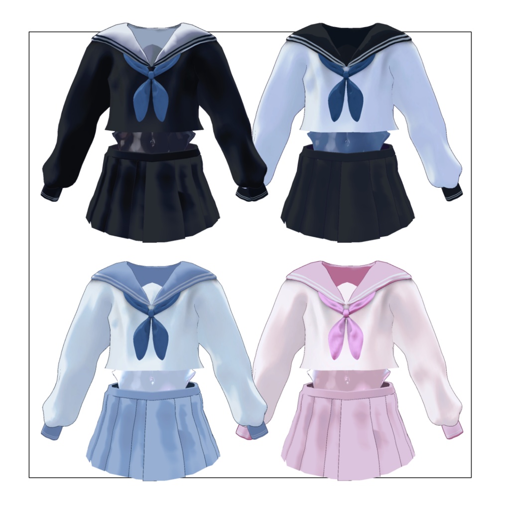 【+Head対応】セーラースク水【MA対応】