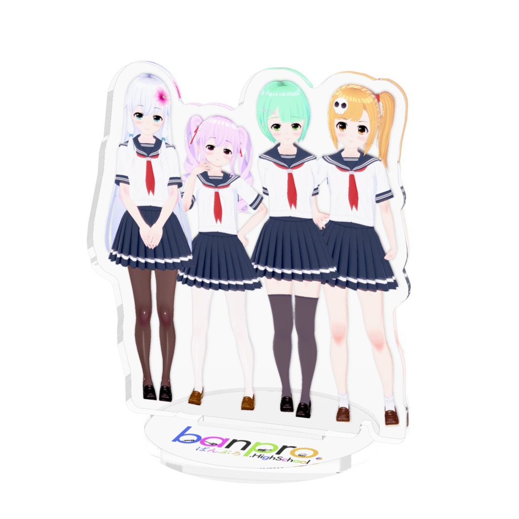 ばんぷろ アクリルフィギュア いふといちごとみんととりんごver.