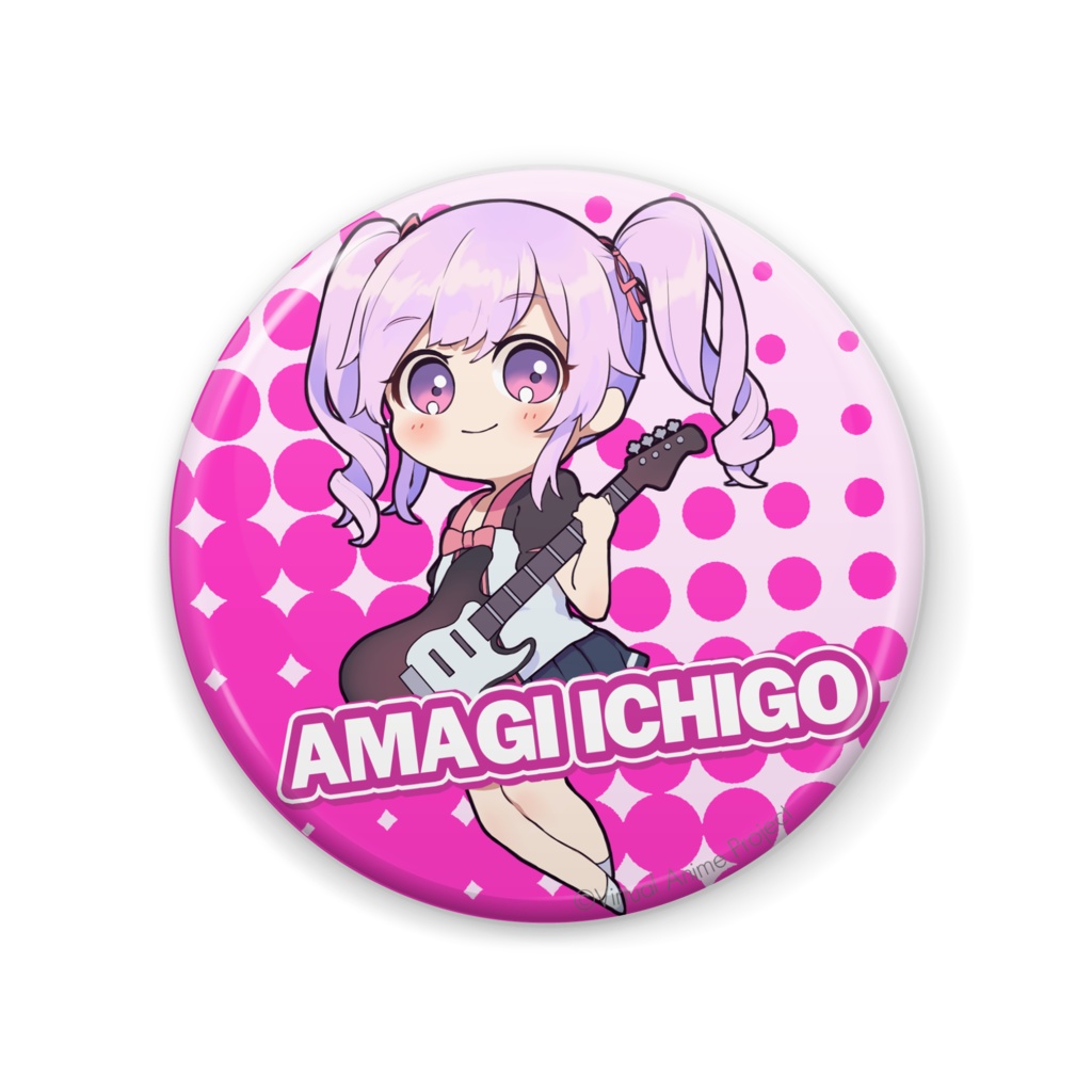 ばんぷろ なつフェス！ ちびキャラ缶バッジ 甘城いちごver.