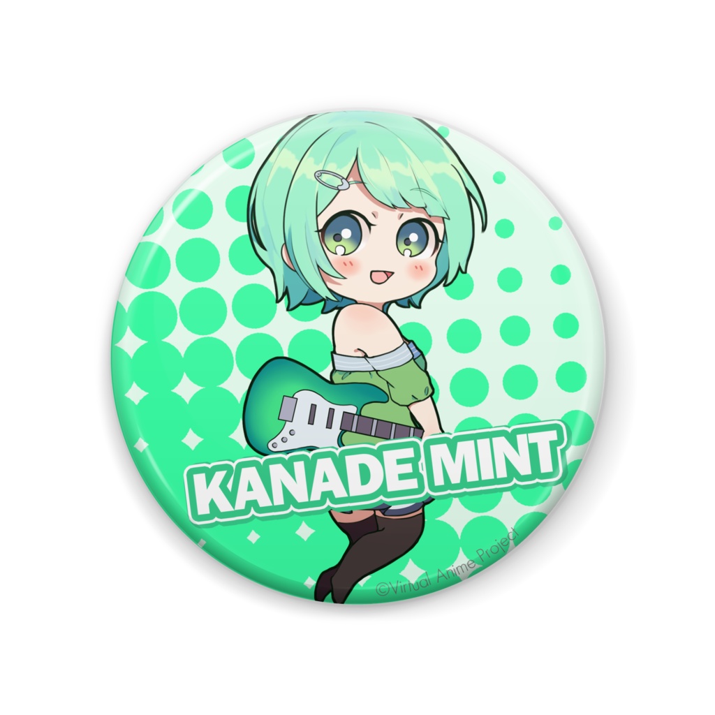 ばんぷろ なつフェス！ ちびキャラ缶バッジ 香奏みんとver.