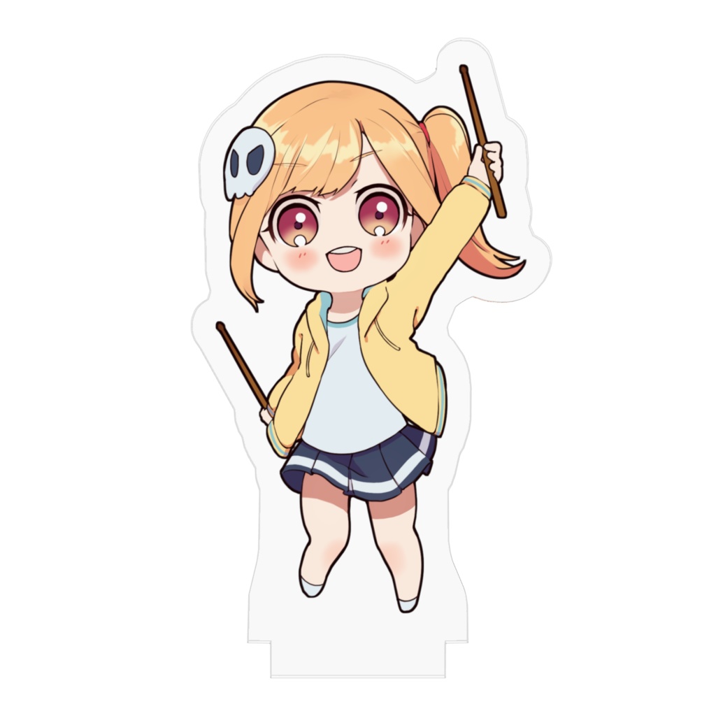 ばんぷろ なつフェス! ちびキャラアクリルフィギュア 黄梨りんごver.