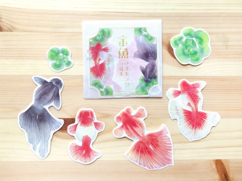 【シールセット】金魚　