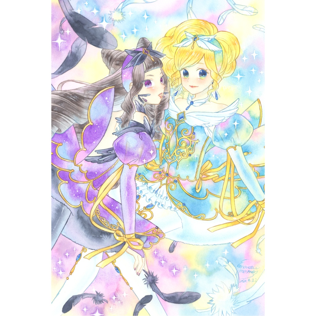 【ポストカード】オデット&オディール