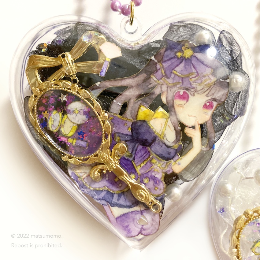 【ミニ原画】cosmetic チェーン付き