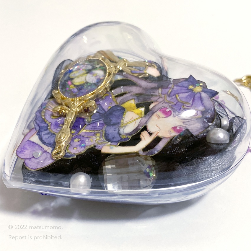 【ミニ原画】cosmetic チェーン付き