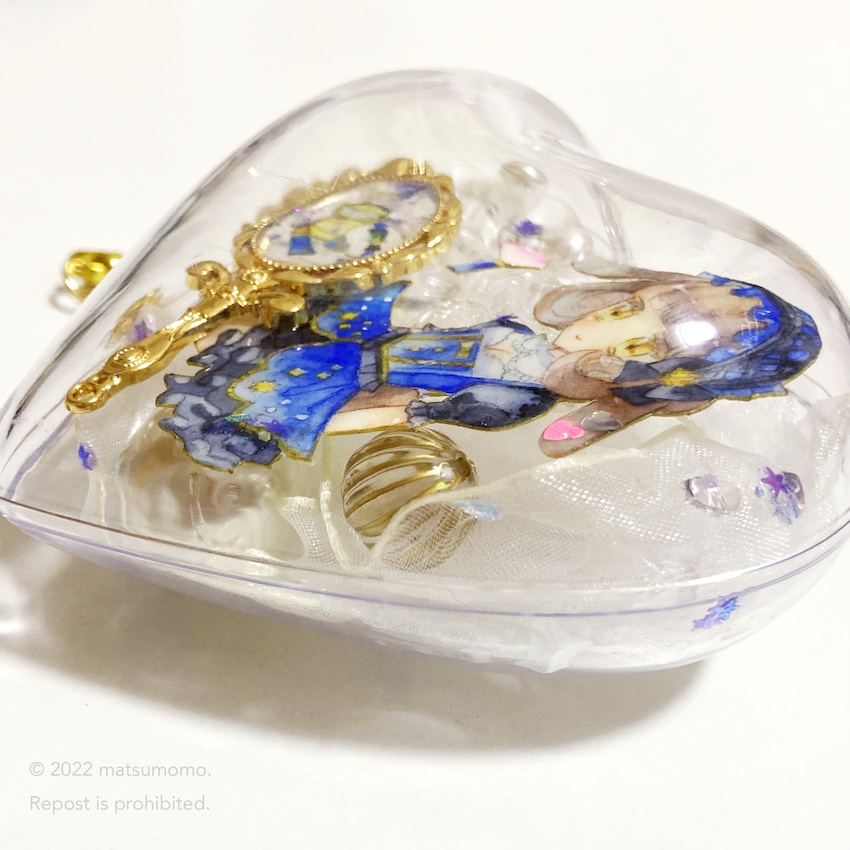 【ミニ原画】cosmetic チェーン付き