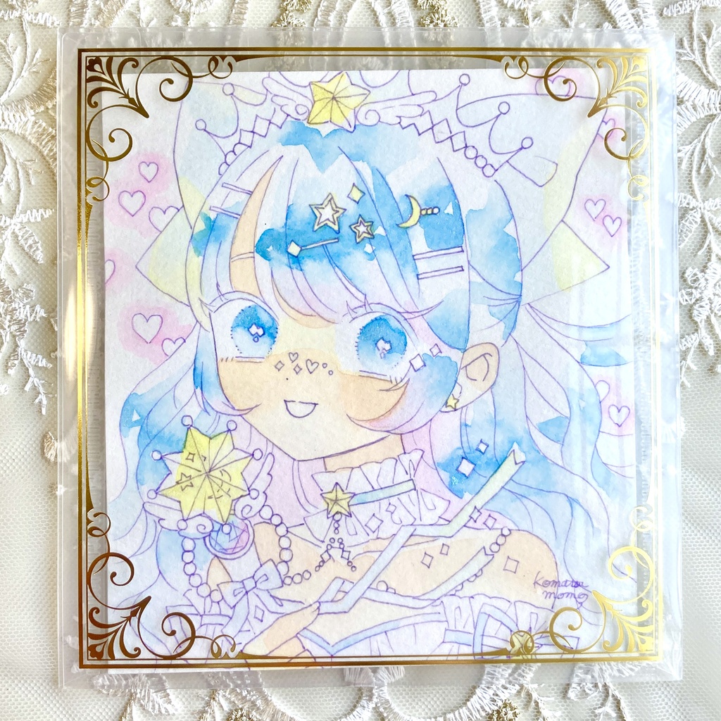 【ドローイング】魔法少女_ターコイズ