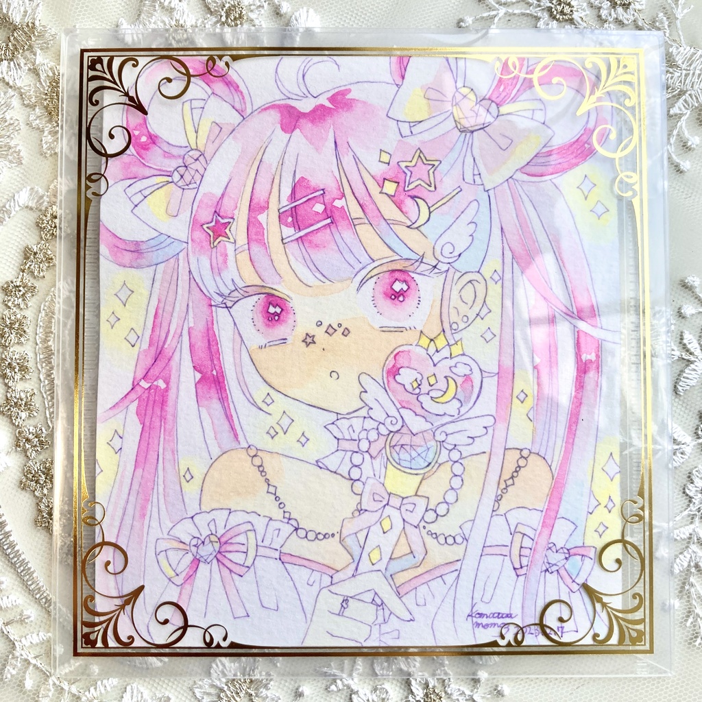 【ドローイング】魔法少女_ピンク