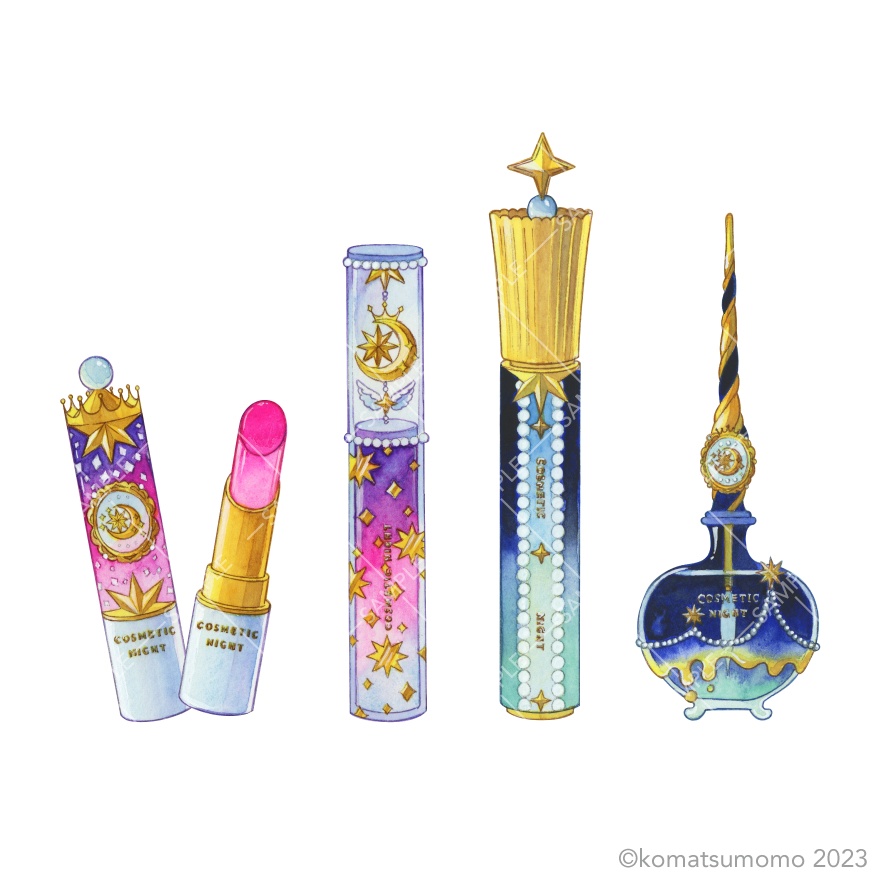 【シール】コスメ柄