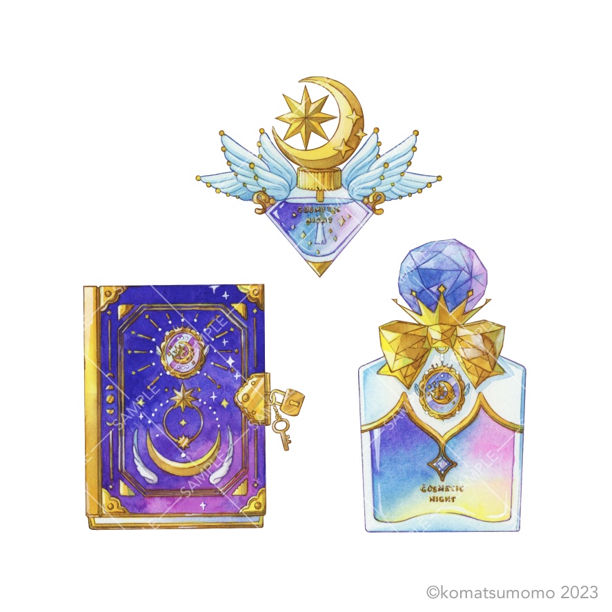 【シール】コスメ柄