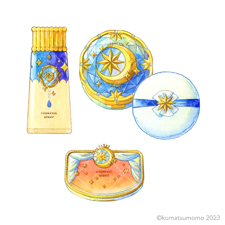 【シール】コスメ柄