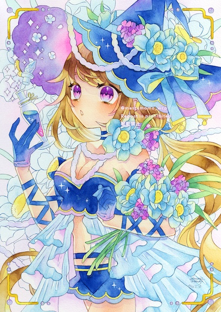 【イラスト集】花と宝石の魔法具