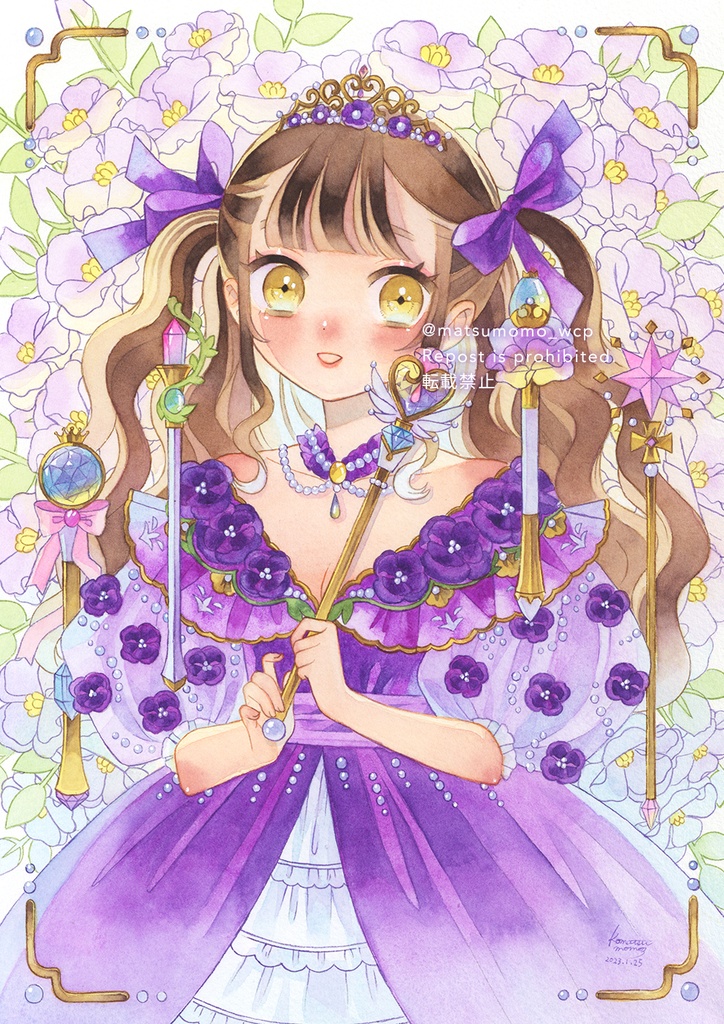 【イラスト集】花と宝石の魔法具