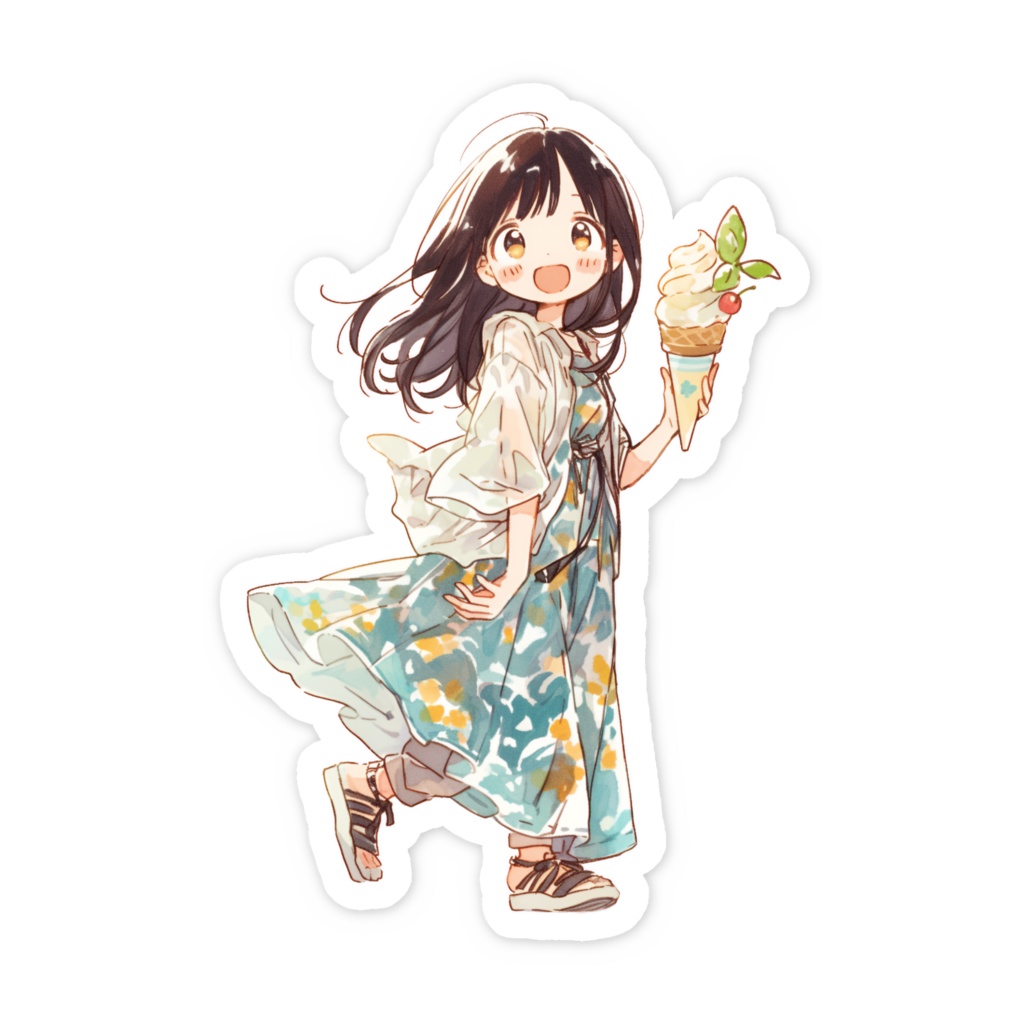 ちびばにらステッカー