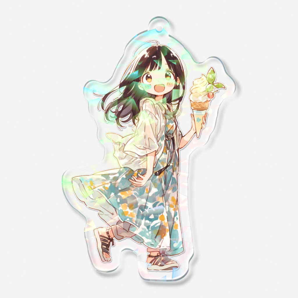 ちびばにらホログラムアクキー