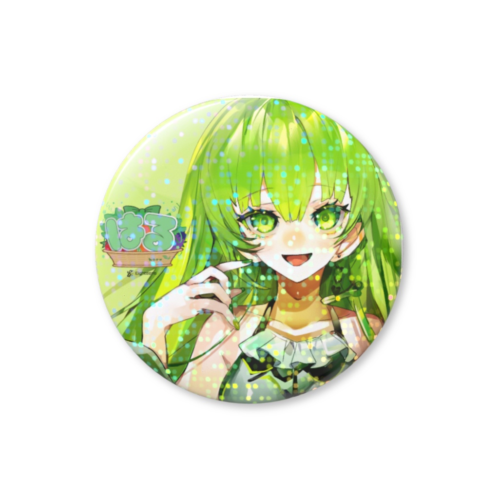 18s はる(新ver) 立ち絵ホロ缶バッチ