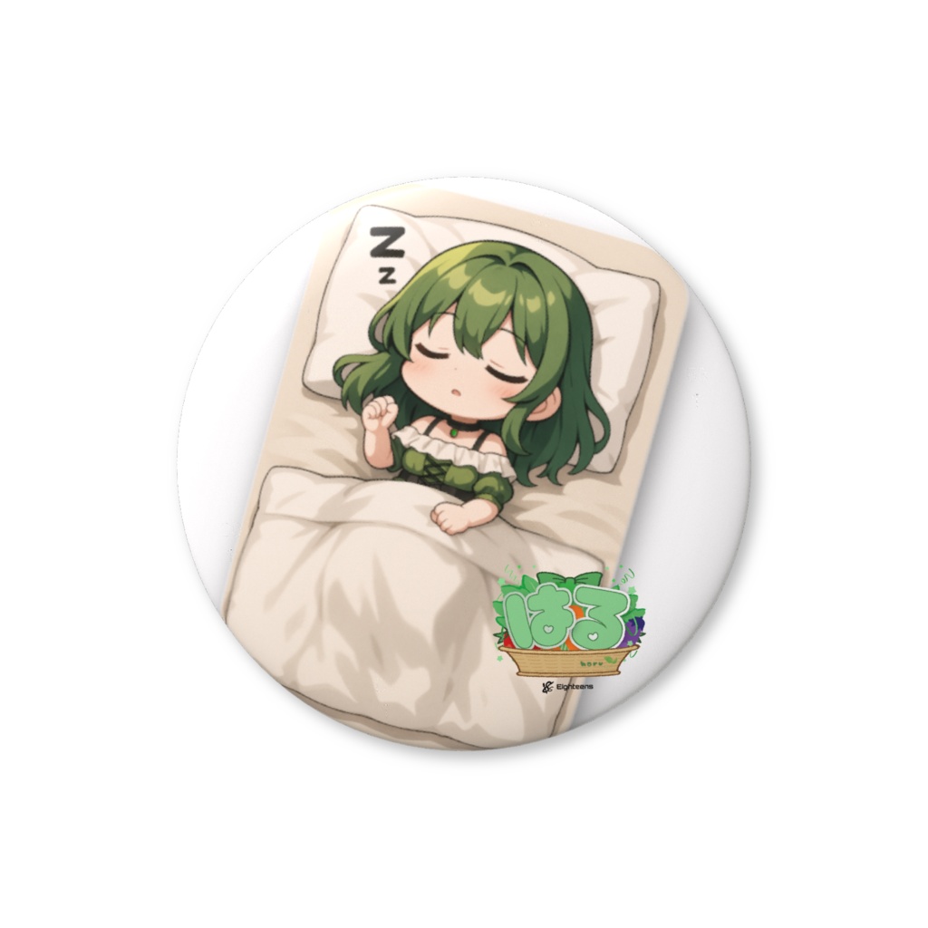 18sはるミニキャラ缶バッチ