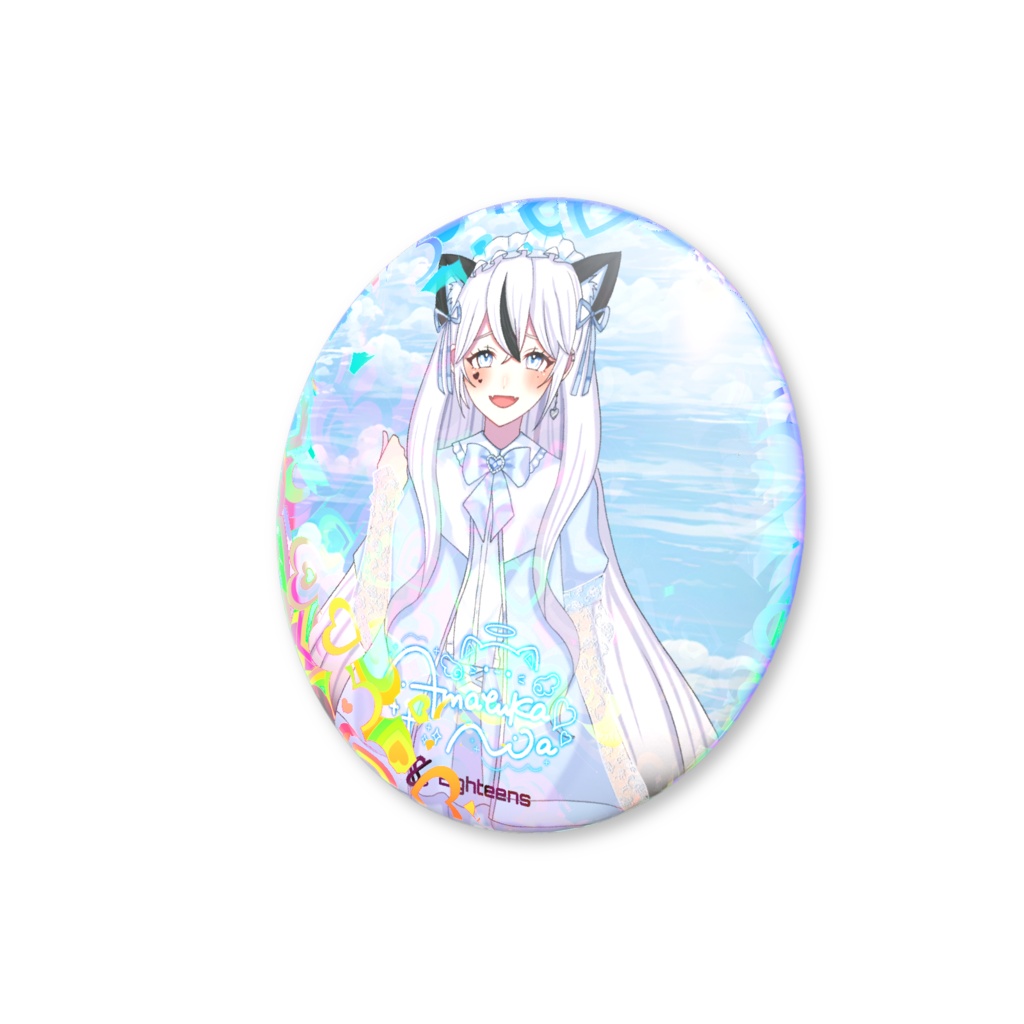 18s天使のあホロ缶バッチ