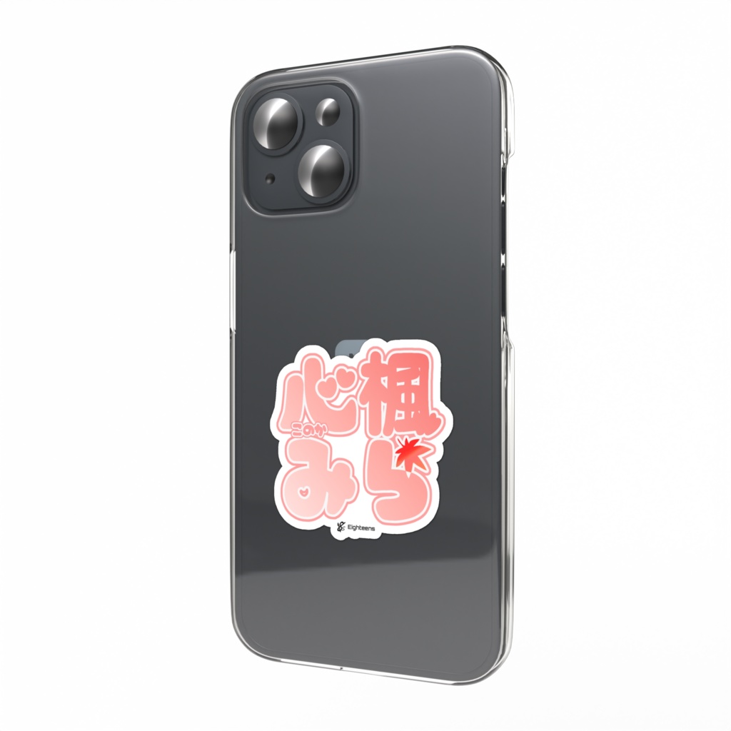 18s 心楓みら ロゴステッカー