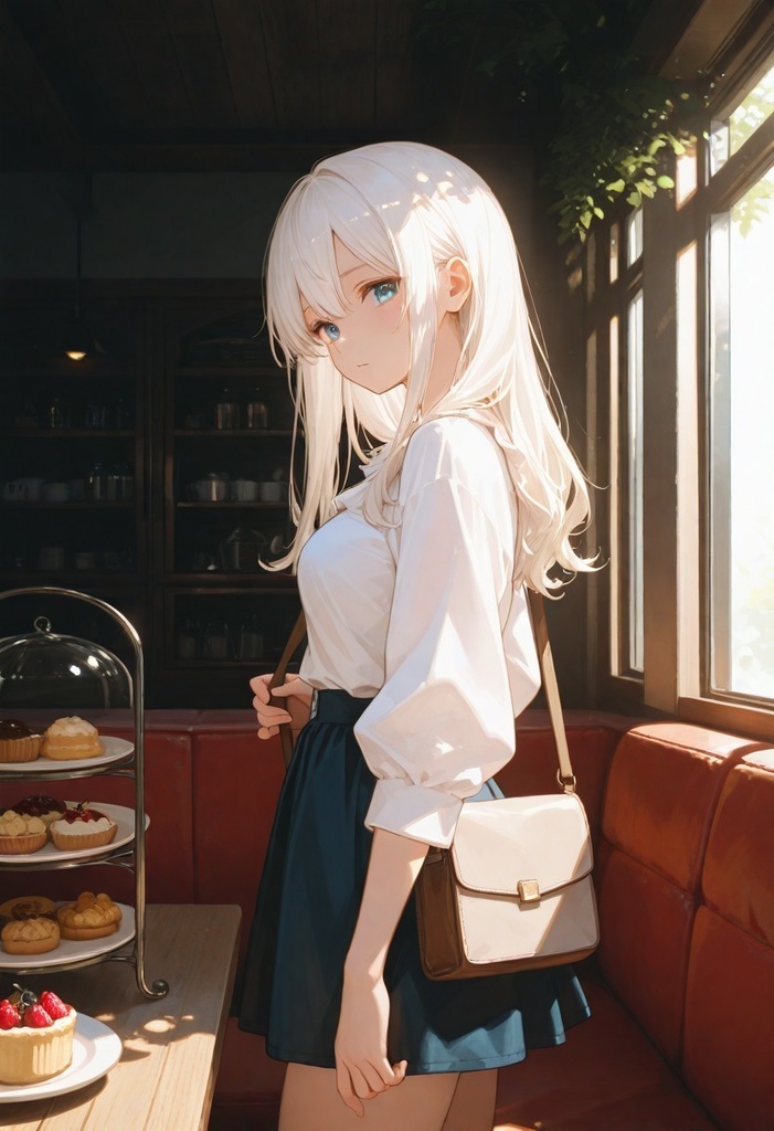 Fuyumi in cafe 