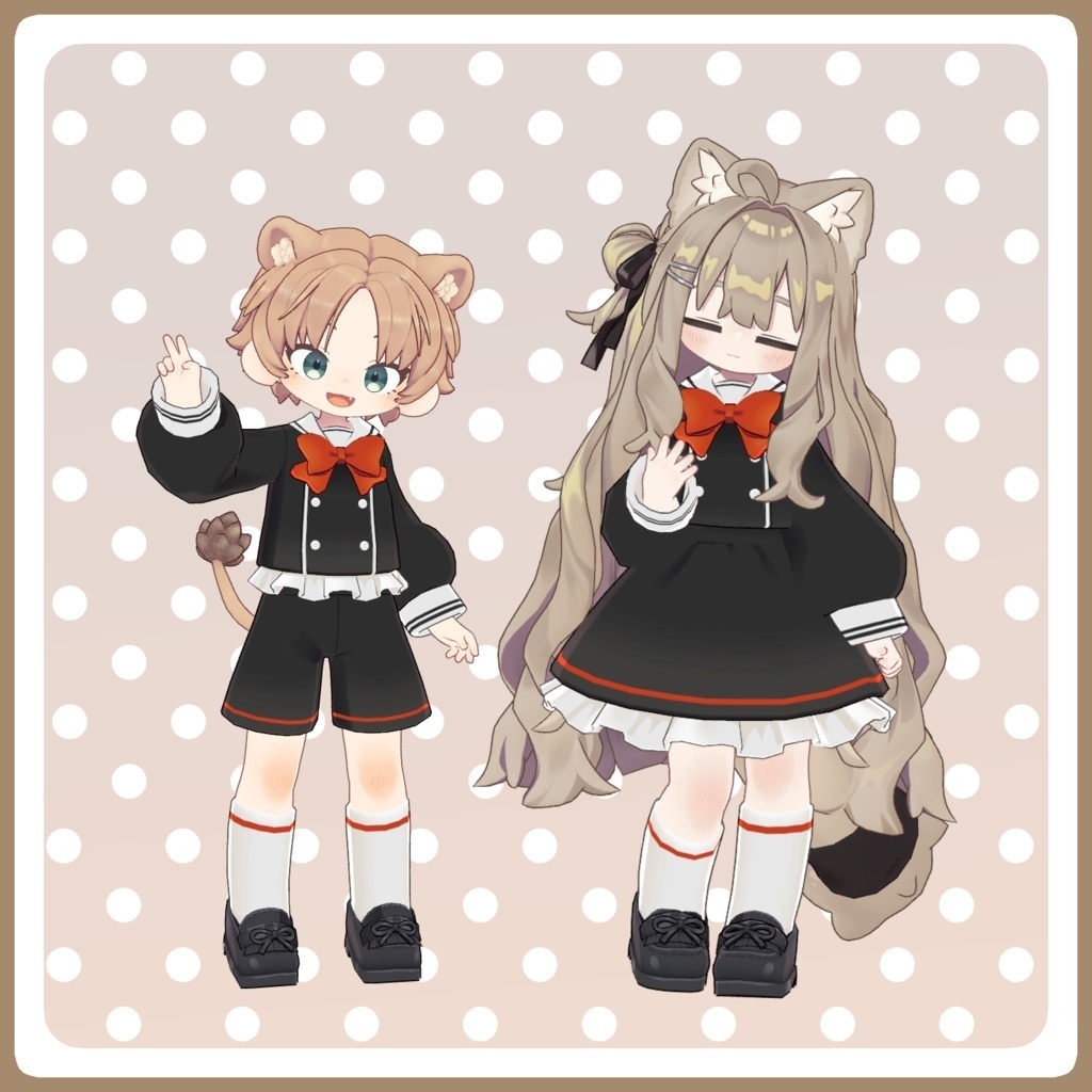 アバター向け衣装『放課後ノスタルジア』 - By バーチャル餓狼ロロミ / CP3