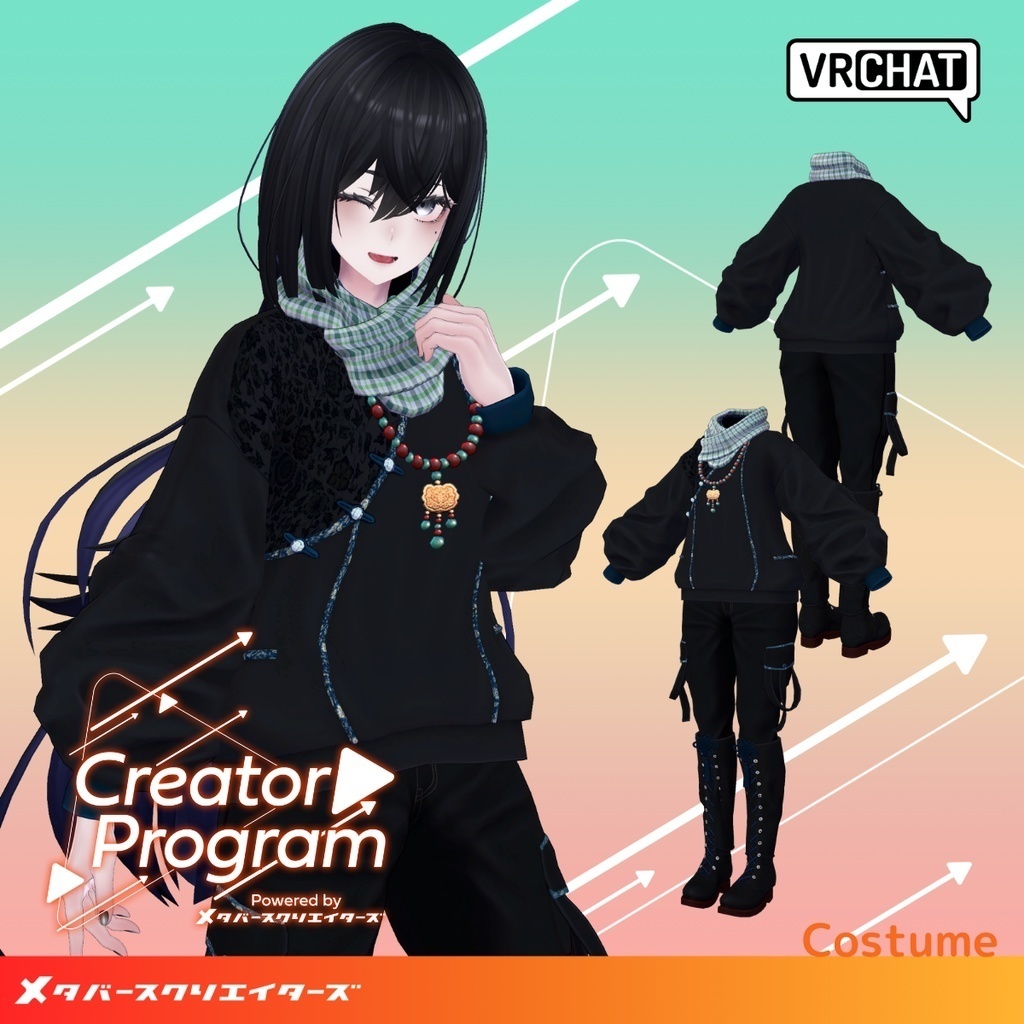 女性アバター向け衣装『SilkBloomJacket』 - By 伊ノ本カズラ / CP4