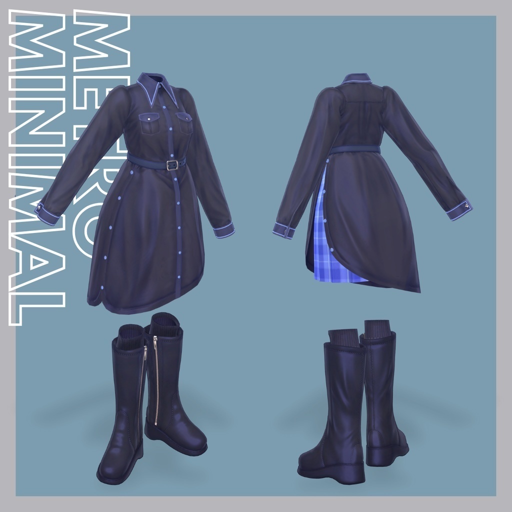 女性アバター向け衣装『メトロミニマル』 - By よねぐり / CP31