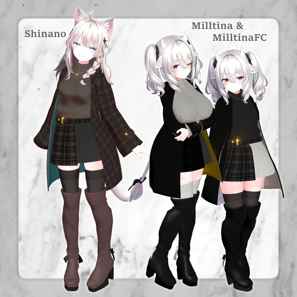 女性アバター向け衣装『Chalnoa』 - By しめ次郎 / CP24