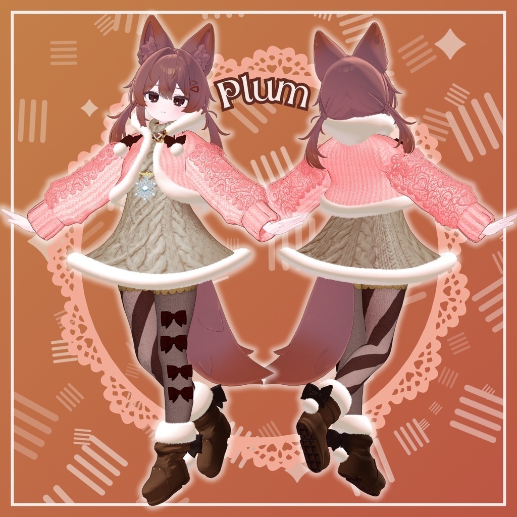 アバター向け衣装『Bonbonamour』 - By DEMITASS-KUN / CP2