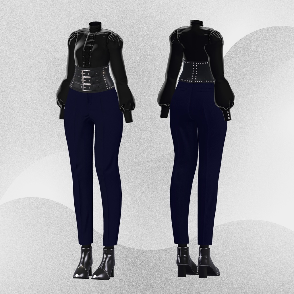 アバター向け衣装『FrostedWaltz』 - By 仲澤詩音 / CP33