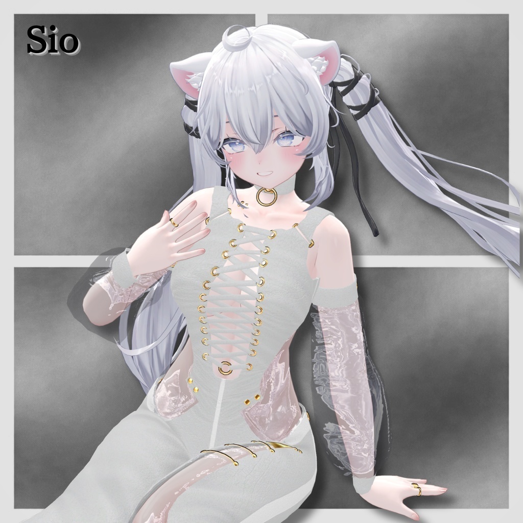 女性アバター向け衣装『Die Night_siren 』 - By とかげはうす / CP32