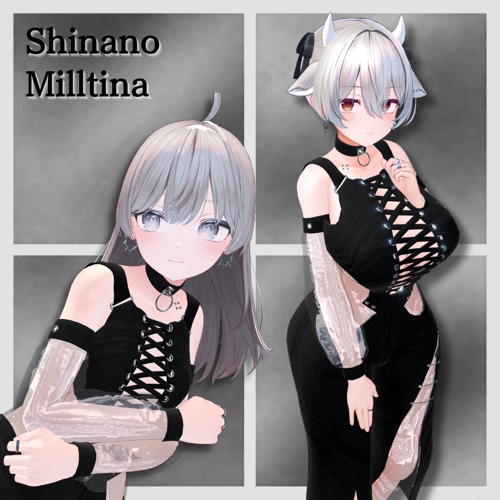 女性アバター向け衣装『Die Night_siren 』 - By とかげはうす / CP32