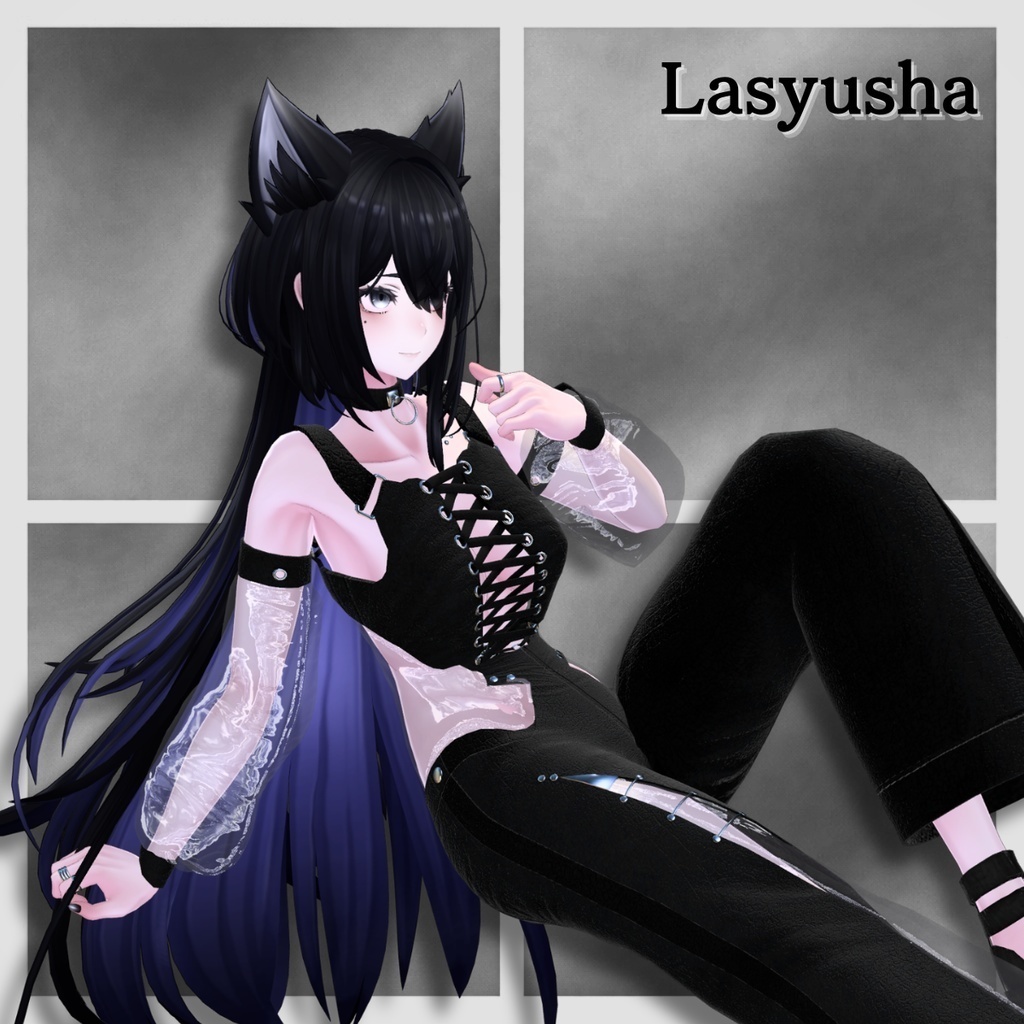 女性アバター向け衣装『Die Night_siren 』 - By とかげはうす / CP32