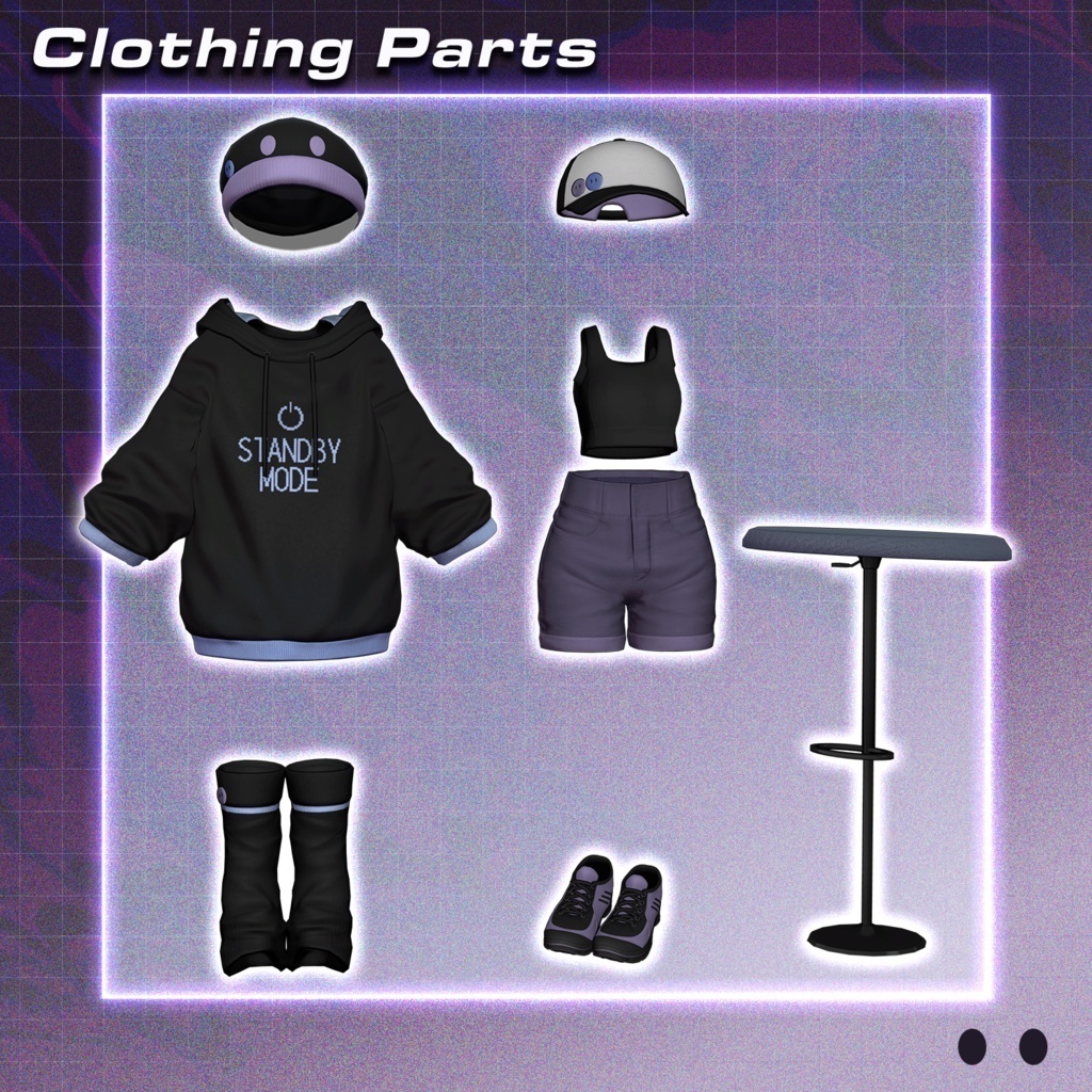 オリジナル3Dモデル『釉依 -YUI-』 #釉依3D #YUI3D / AC4