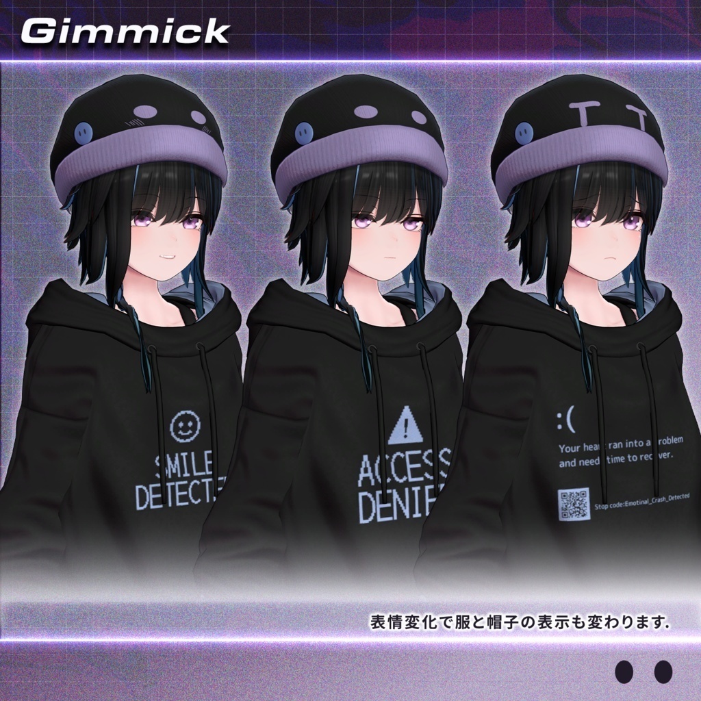 オリジナル3Dモデル『釉依 -YUI-』 #釉依3D #YUI3D / AC4