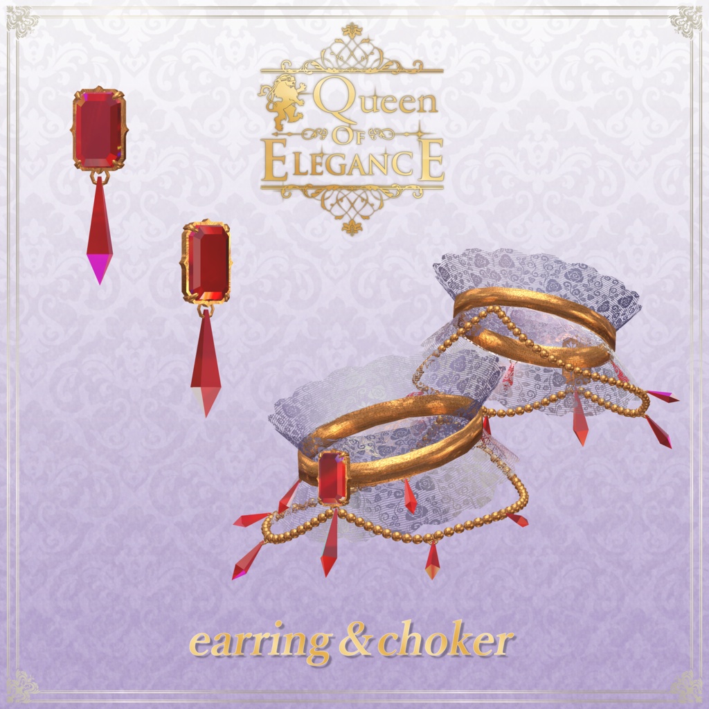 女性アバター向け衣装『Queen of Elegance』 - By ヴォッドリース/ CP39