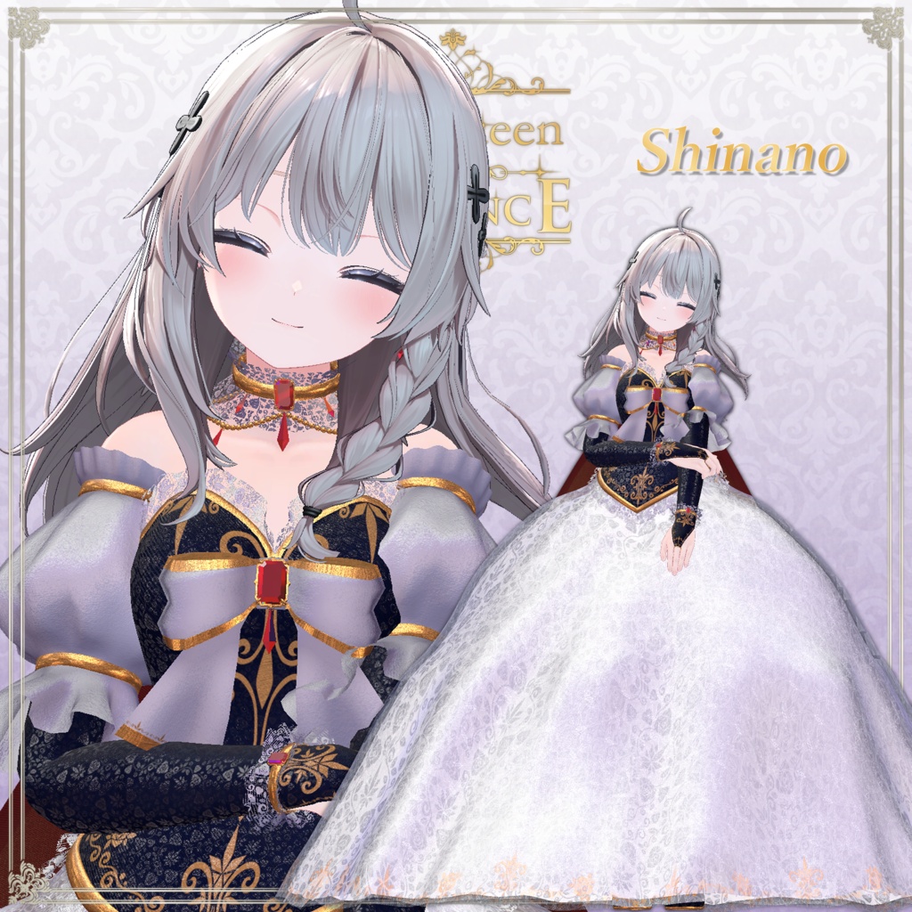 女性アバター向け衣装『Queen of Elegance』 - By ヴォッドリース/ CP39