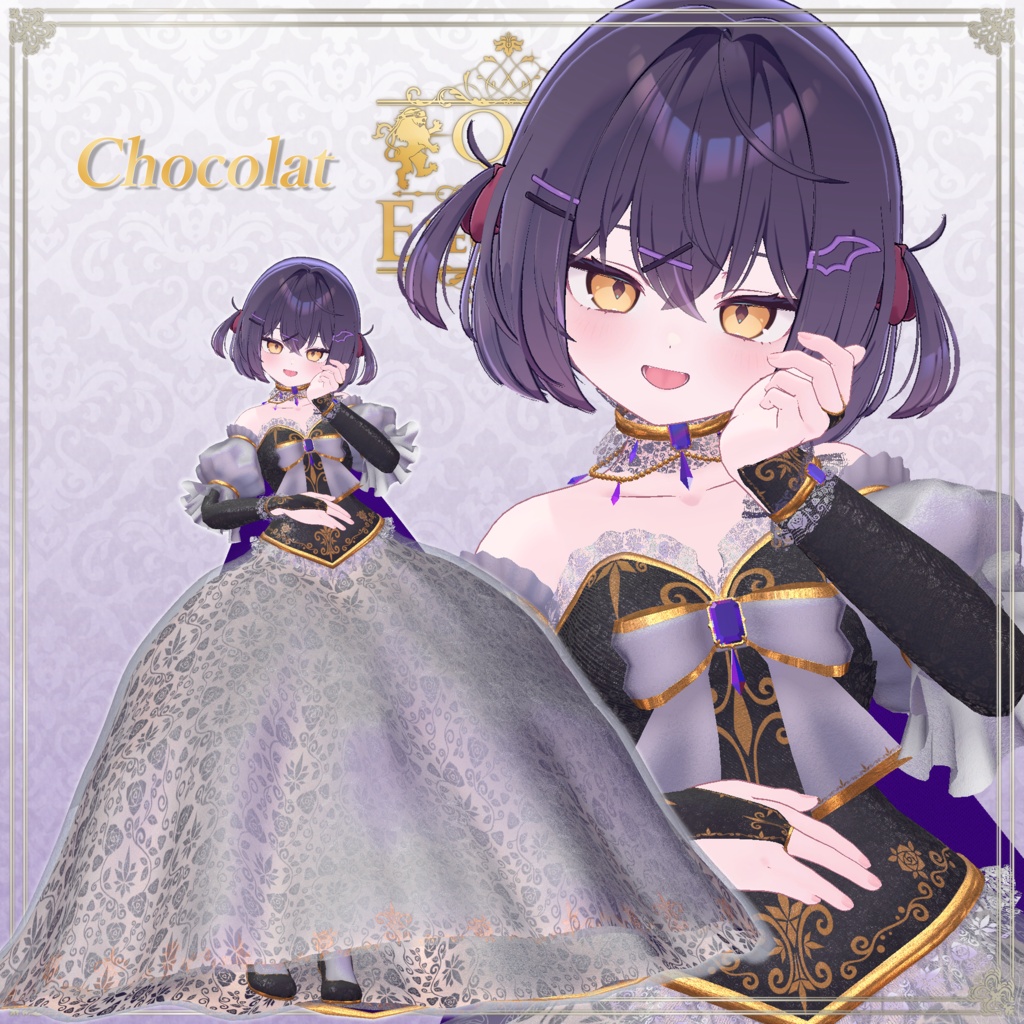 女性アバター向け衣装『Queen of Elegance』 - By ヴォッドリース/ CP39