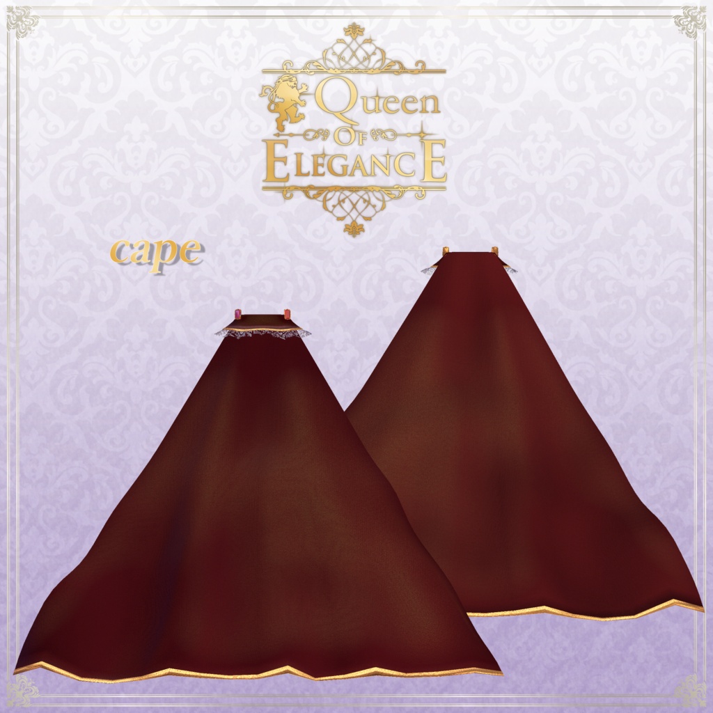 女性アバター向け衣装『Queen of Elegance』 - By ヴォッドリース/ CP39