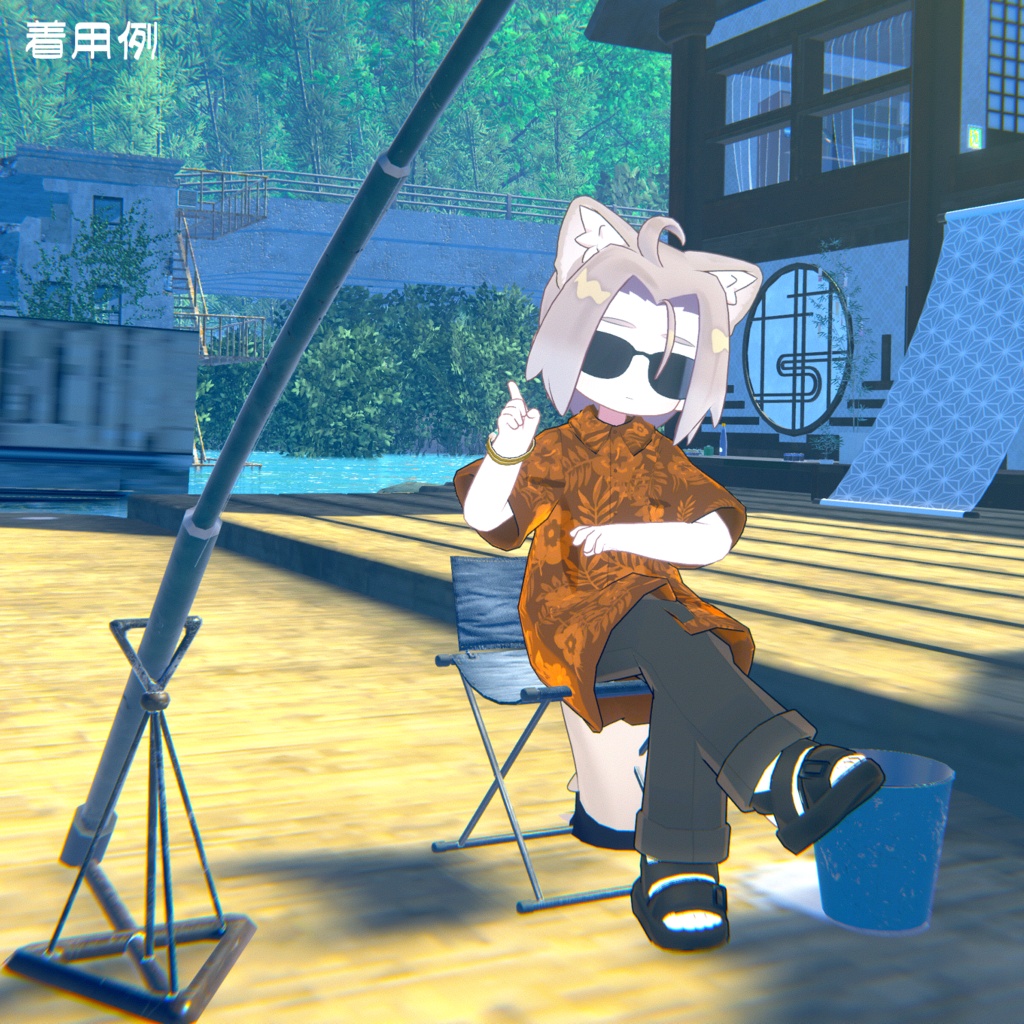 ロロミちゃんアバター女性用『涼風ボタニカル』By バーチャル餓狼ロロミ / CP3