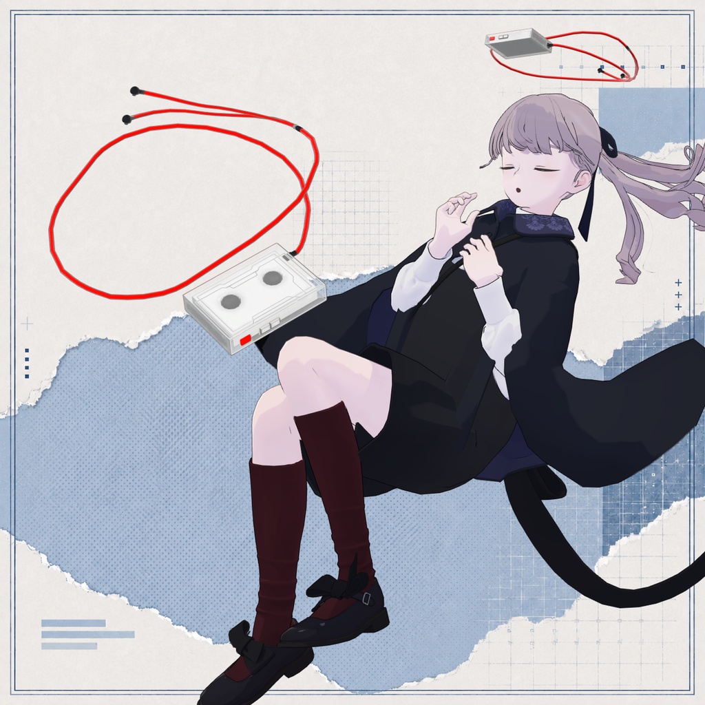 ✨無料配布&期間限定セール中✨女性アバター向け衣装『 2WAYハーフジップ』 - Byやきねぎ / CP52